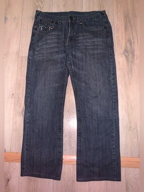 Vintage True Religion Rainbow Billy Flap-Pocket Made In USA Jeans Size: 36x34